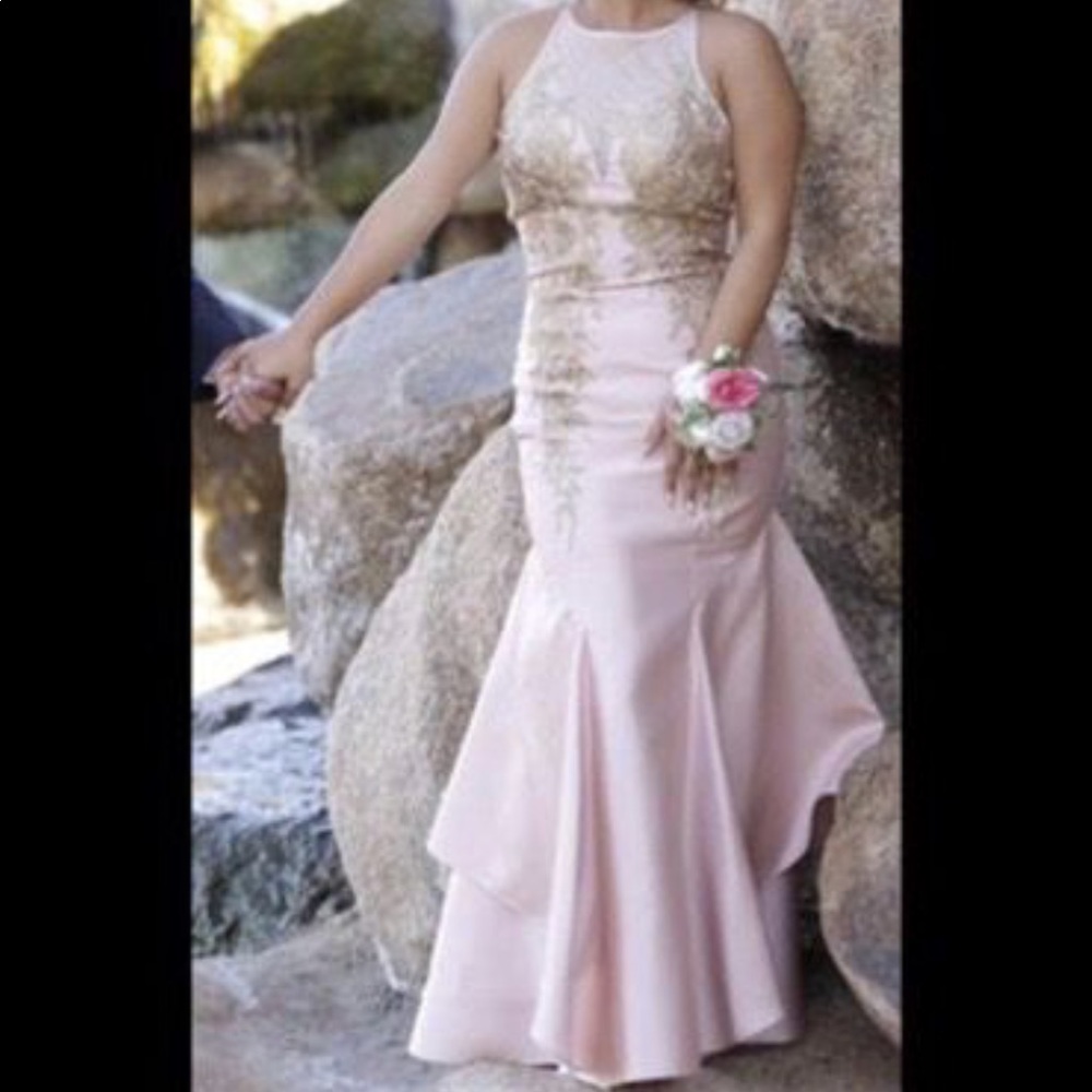 Rose gold dress!